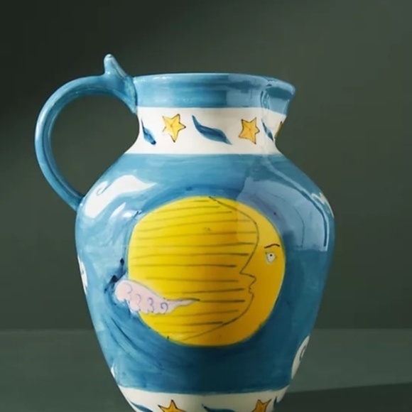 Anthropologie Claudia Rankin Celestial Pitcher - Picture 3 of 3